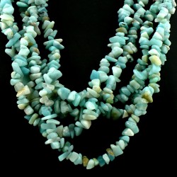 sautoir baroque en Amazonite 90 cm