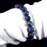 bracelet en sodalite perles rondes 10mm