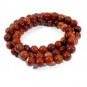 bracelet en jaspe rouge perles rondes 8mm