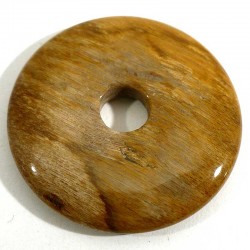 Pendentif donuts en bois fossile 3cm