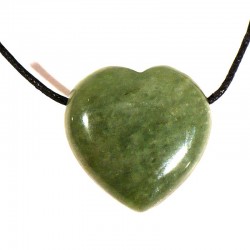 Pendentif coeur en aventurine