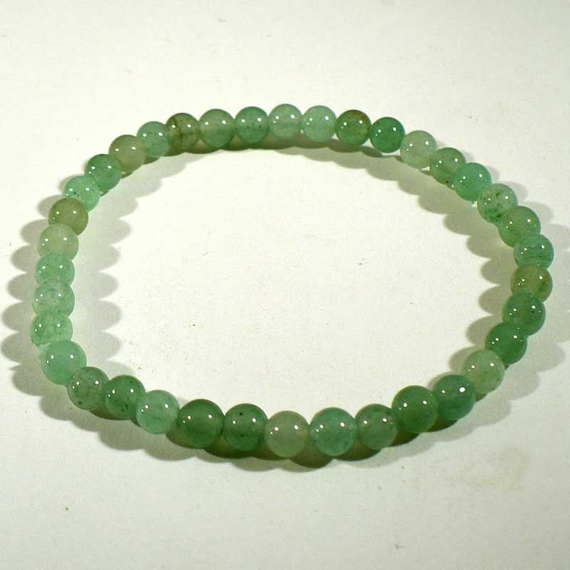 Bracelet enfant en aventurine perles rondes 4mm